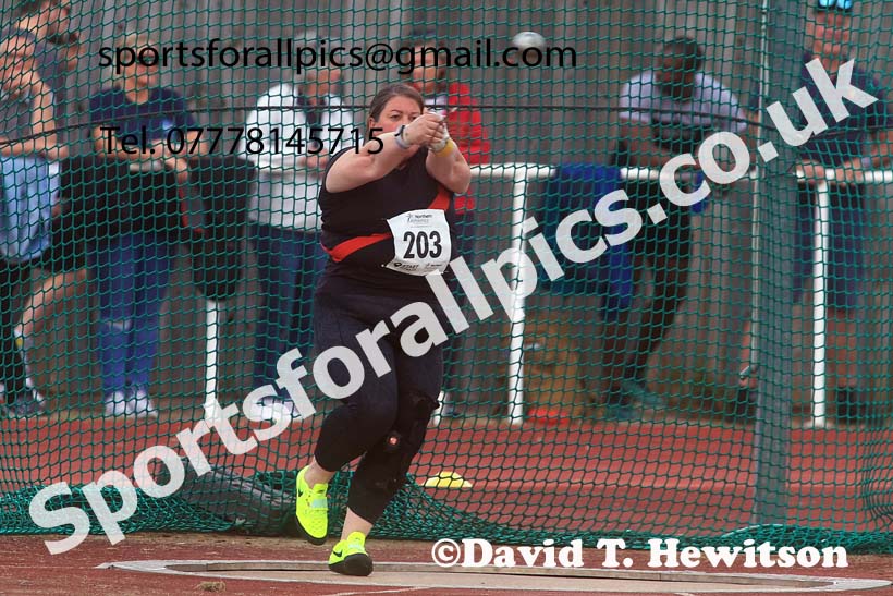 Senior Womens hammer, 2024 Northern Senior and Under-20s Track and Field Champs, Middlesbrough.  Photo: David T. Hewitson/Sports for All Pics